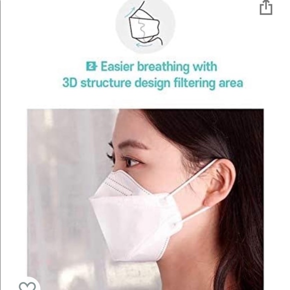 NEW! Premium 4 Layer Filters (KF94 Certified) Mask x 10 pcs (Medium) - Picture 3 of 5